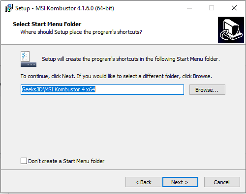 MSI Kombustor 4.1.27 for windows download free